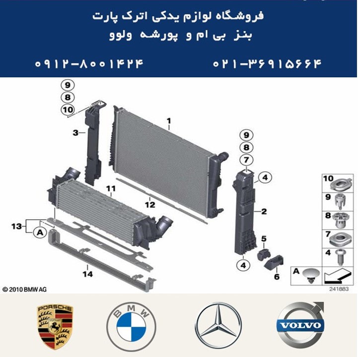 هواگیری رادیاتور بی ام و X3 و X4